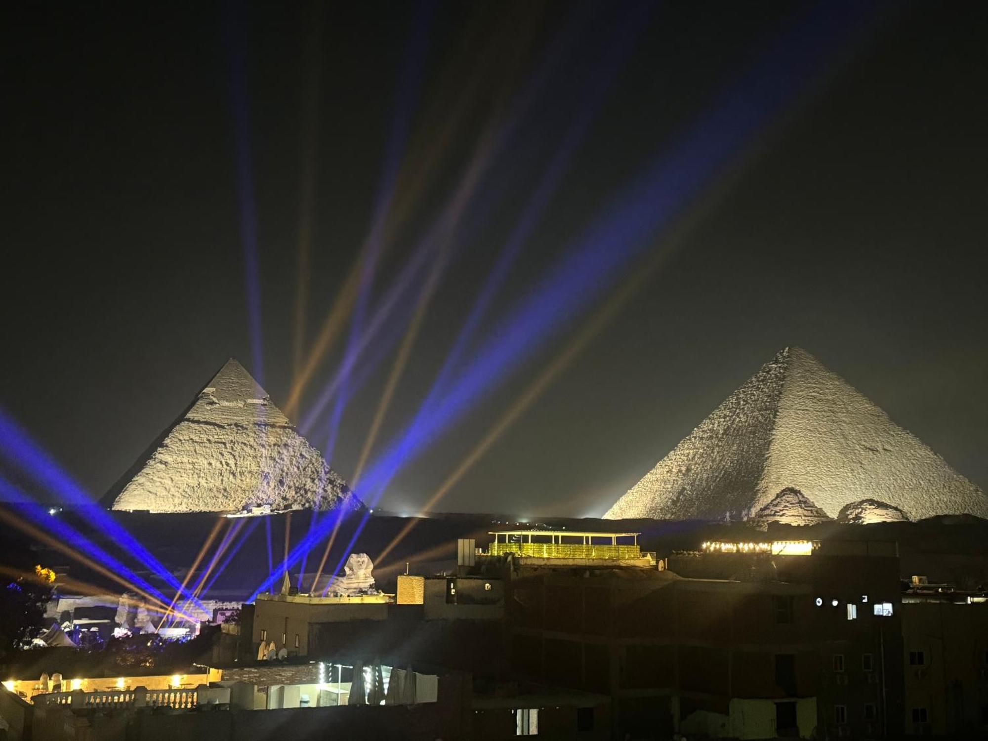 Pyramids And Sphinx Hotel Kafret el-Gabal Екстериор снимка